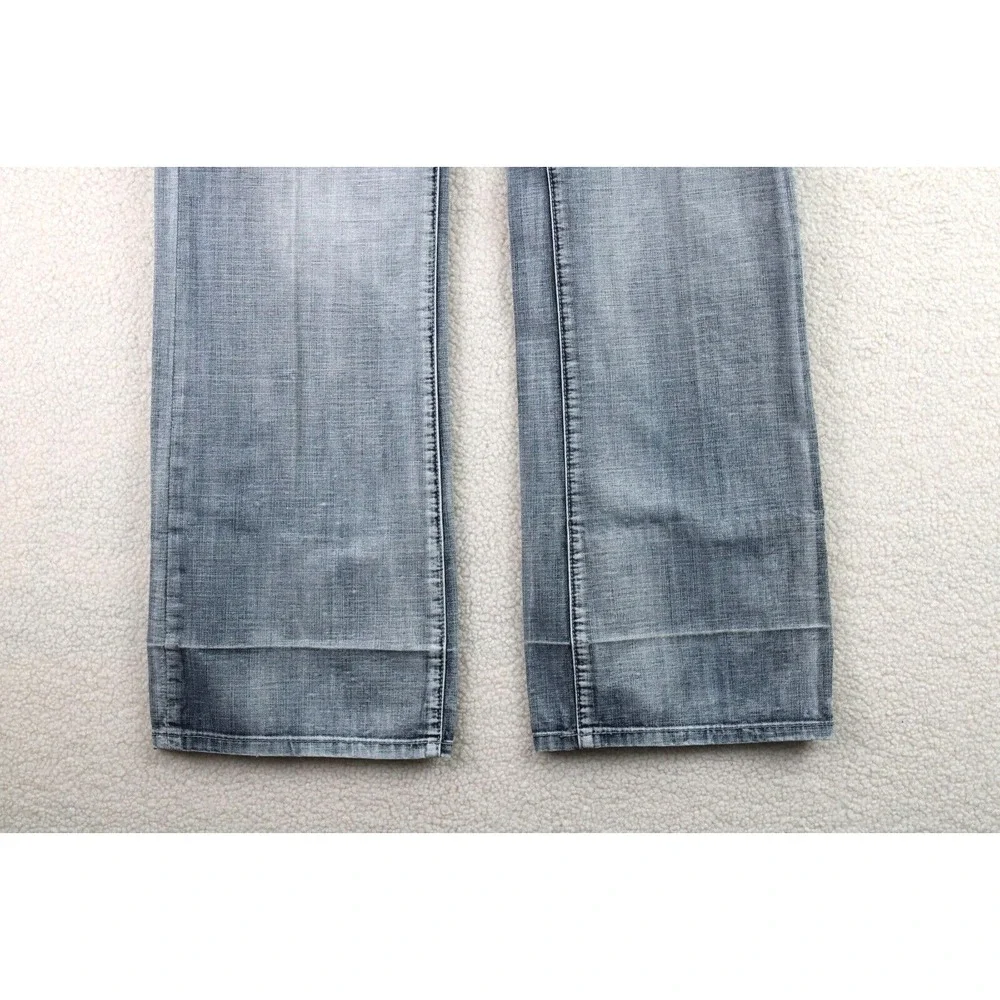 Ecko Unltd Mens Jeans W34 Blue Wash Relaxed Fit Denim Pants Y2K Streetwear‎